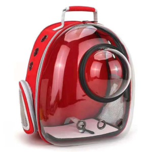 Morral transportador tipo cápsula para mascotas