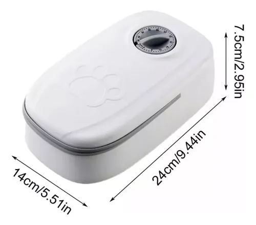 Comedero automático con temporizador de 2 compartimentos - Image 5
